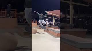 Andreau Soptich 360 flip noseslide bigspin out  #allineedskate #skateboarding