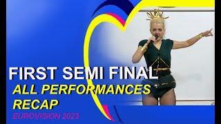 Eurovision 2023 Recap - First Semi Final - by ALRUV  |  Eurovision 2023 Dance Cover and Parody