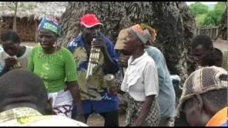 Ritual dance nsambo and panflutes Nyanga (Mozambqie)