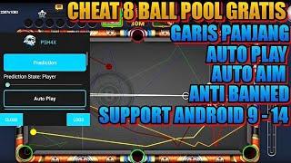 CHEAT 8 BALL POOL GRATIS | AUTO PLAY • AUTO AIM • 6 GARIS • ANTI BANNED 99% • 100 WORKING