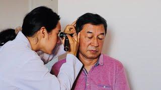 [ASMR] Real Person Binaural Ear Exam, Hearing Test and Ear Cleaning (3D Sound Medical Role Play)