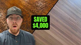 Beginner Guide to Refinishing Hardwood Floors on a Budget (I Saved Over $4,000)