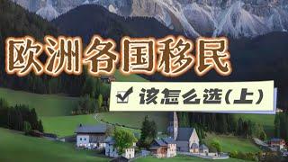 欧洲各国投资移民，该怎么选？#欧洲移民 #欧盟永居 #海外身份规划 #葡萄牙移民 #希腊移民 #匈牙利移民