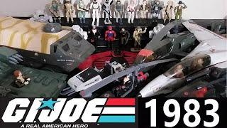 RETRO-WED: GI JOE 1983 ENTIRE TOY LINE OF FIGURES, VEHICLES AND PLAYSETS