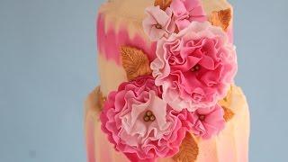 Ruffle Flower Cake Tutorial- Rosie's Dessert Spot