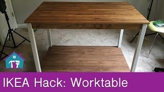 Ikea Hack: Office Worktable