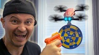 NERF DRONE Flying Target!