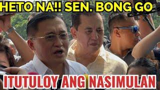 Paghain ng CoC ni Senator Bong Go inabangan ng mga supporters. | Election 2025