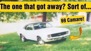 The one that got away, with a twist. Iron Horse Garage challenge/story time. Shed find 1969 Camaro!