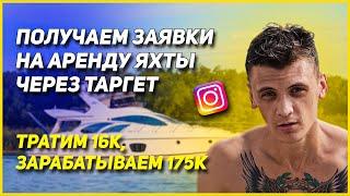 ТАРГЕТ В ИНСТАГРАМ ДЛЯ АРЕНДЫ ЯХТЫ