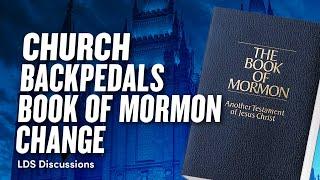 Church Backtracks on Deceptive Change to Book of Mormon Introduction? | Ep. 1970