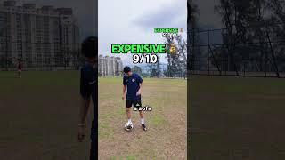 CHEAP vs EXPENSIVE FOOTBALL BOOTS!! ️ #football #challenge #test #footballshorts #boots