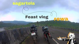 Sagar tola to rewa feast vlog and trip #trvelling #motovlog #n160 #hondalivobs6