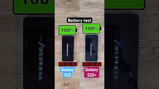 Samsung Galaxy S25 vs Galaxy S25+ battery test!