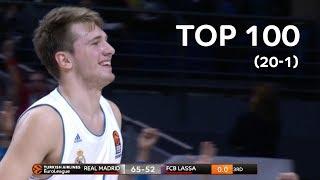 Top 100 Plays of the 2017-18 Turkish Airlines EuroLeague: 20 to 1