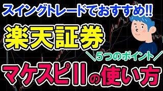 楽天証券マーケットスピードⅡの5つのおすすめな使い方でスイングトレードで稼ぐ方法