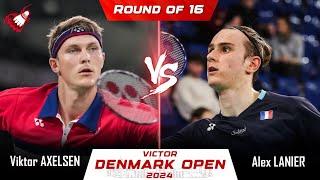 Viktor AXELSEN (DEN) vs Alex LANIER (FRA)| Denmark Open 2024 Badminton