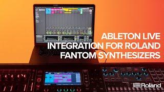 Ableton Live Integration for Roland FANTOM Synthesizers (FANTOM 6, FANTOM 7, FANTOM 8)