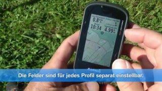 Garmin GPS Oregon 600 Oregon 650 Grundeinstellungen Karte einrichten Datenfelder einstellen deutsch