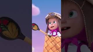 What do the clouds taste like? ️ #FluffyDessert #MashaAndTheBear #Shorts #cartoonforkids #kids