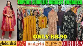 Cheapest Export Surplus | W Biba Aureila 100% Original | Kurti & Skd | WHOLESALE From Big Warehouse