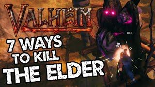 Valheim: 7 Ways to Kill The Elder - Bows, Melee, Campfires, Platforms and other tactics