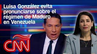 Luisa González evita pronunciarse sobre Maduro y dice que a Ecuador lo gobernará ella, no Correa