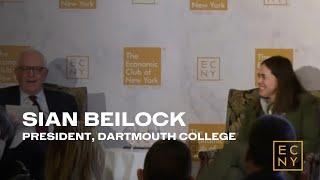 Sian Beilock, President of Dartmouth College, discusses the current distrust of institutions