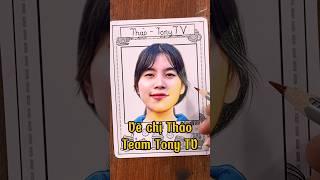 Vẽ chị Thảo trong Tony TV cho con báo #hocve #vetranh #art #shorts