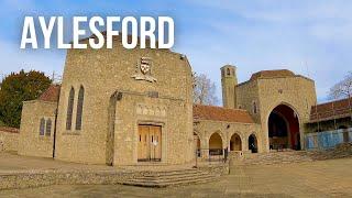 ENGLAND 󠁧󠁢󠁥󠁮󠁧󠁿  walk | The Friars Carmelite Priory AYLESFORD, Kent tour (Mar 2022) [4K]