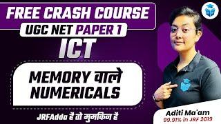 UGC NET Paper 1 | Memory Numerials | UGC NET ICT by Aditi Mam | UGCNET 2024