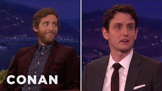 Thomas Middleditch On Zach Woods’ Burgeoning Sex Symbol Status | CONAN on TBS