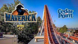 2022 Maverick Roller Coaster Front Row On Ride 4K POV Cedar Point
