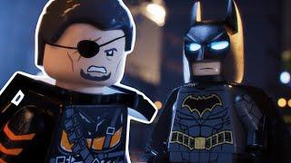 Batman Violently Beats Deathstroke IN LEGO  |  Arkham Origins Recreation