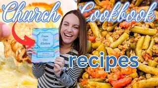 4 Church Cookbook recipes! A Subbie sent me this cookbook!!!