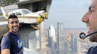 A Day with Indian Pilot in NYC! Flying over Manhattan!