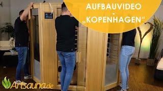 Infrarotkabine Kopenhagen [Aufbauvideo] | Artsauna 