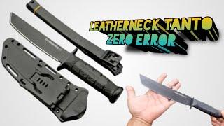Review Leatherneck tanto straight knife zero error samurai sword sf