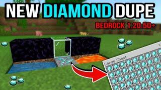 NEW SIMPLE 1.20.50+ DIAMOND FARM/DUPER TUTORIAL in Minecraft Bedrock/PE ( Working New Diamond Duper)