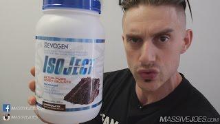 Evogen IsoJect Protein Powder Supplement Review - MassiveJoes.com RAW Review Iso Ject Isolate