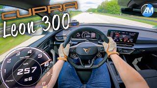 NEW! CUPRA Leon 300 | 0-260 km/h acceleration & 100-200 km/h times | by Automann in 4K