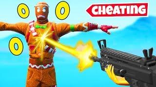 becoming INVINCIBLE in fortnite (cheats)
