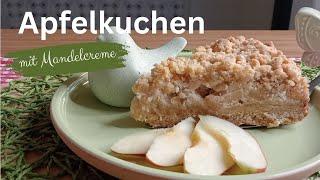 Apfelkuchen mit Mandelcreme