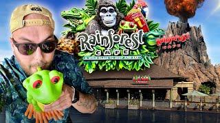 Eating Only RAINFOREST CAFE for 24 Hours!! 