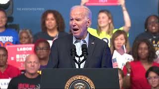 Biden holds first rally of re-election campaign