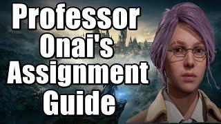 Hogwarts Legacy Professor Onai's Assignment Guide - How To Unlock Spell Descendo