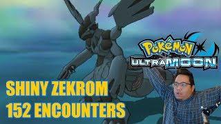 Insane Live Shiny Zekrom Reaction 152 SRs | Pokemon Ultra Sun and Ultra Moon