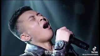 Chinese man singing