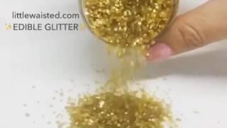 Gold Edible Glitter Sugar - Bakery Bling by Little Waisted