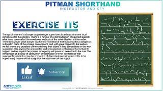 Pitman Shorthand | Diction Exercise No.115 | ArtFilm VFX